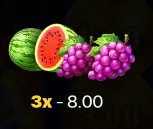 Watermelons & grapes symbols
